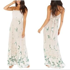 𝅺Show Me Your Mumu Lauren Tie Maxi Dress Bouquet Toss